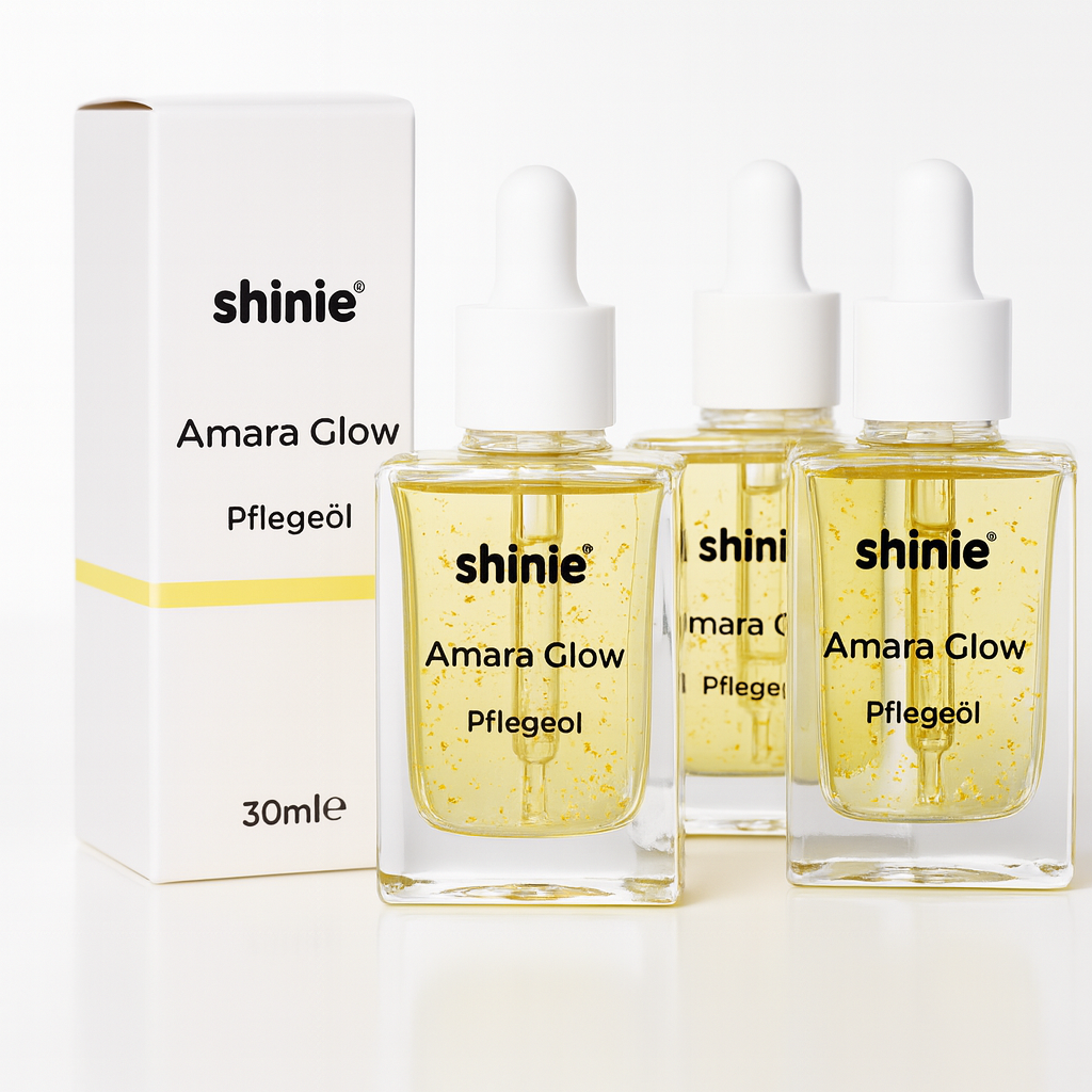 Bakım yağı seti - 24 ayar altın ile - 3 adet.