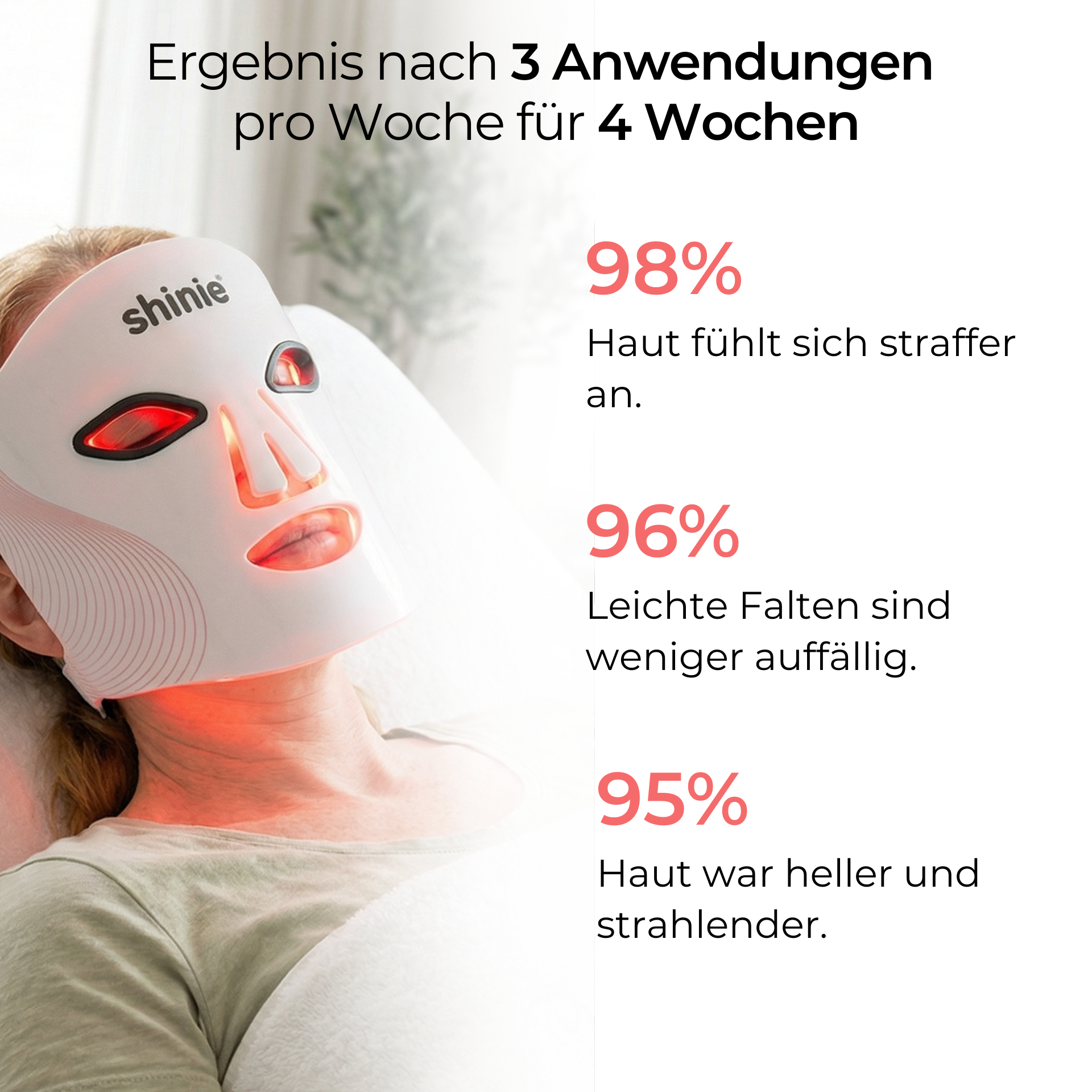 Anti-Aging Rotlichtmaske PhotonX