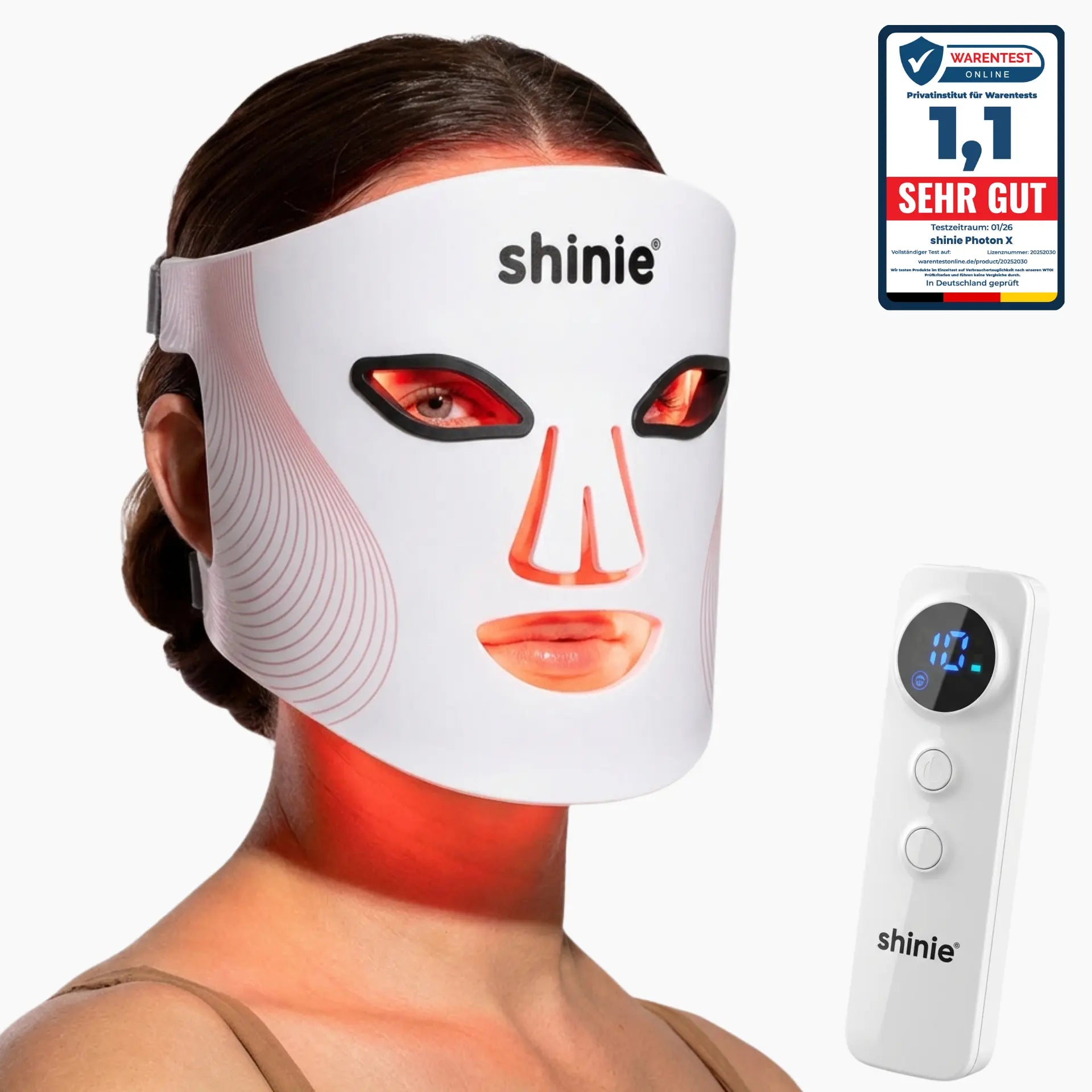 قناع الضوء الأحمر المضاد للشيخوخة PhotonX shinie