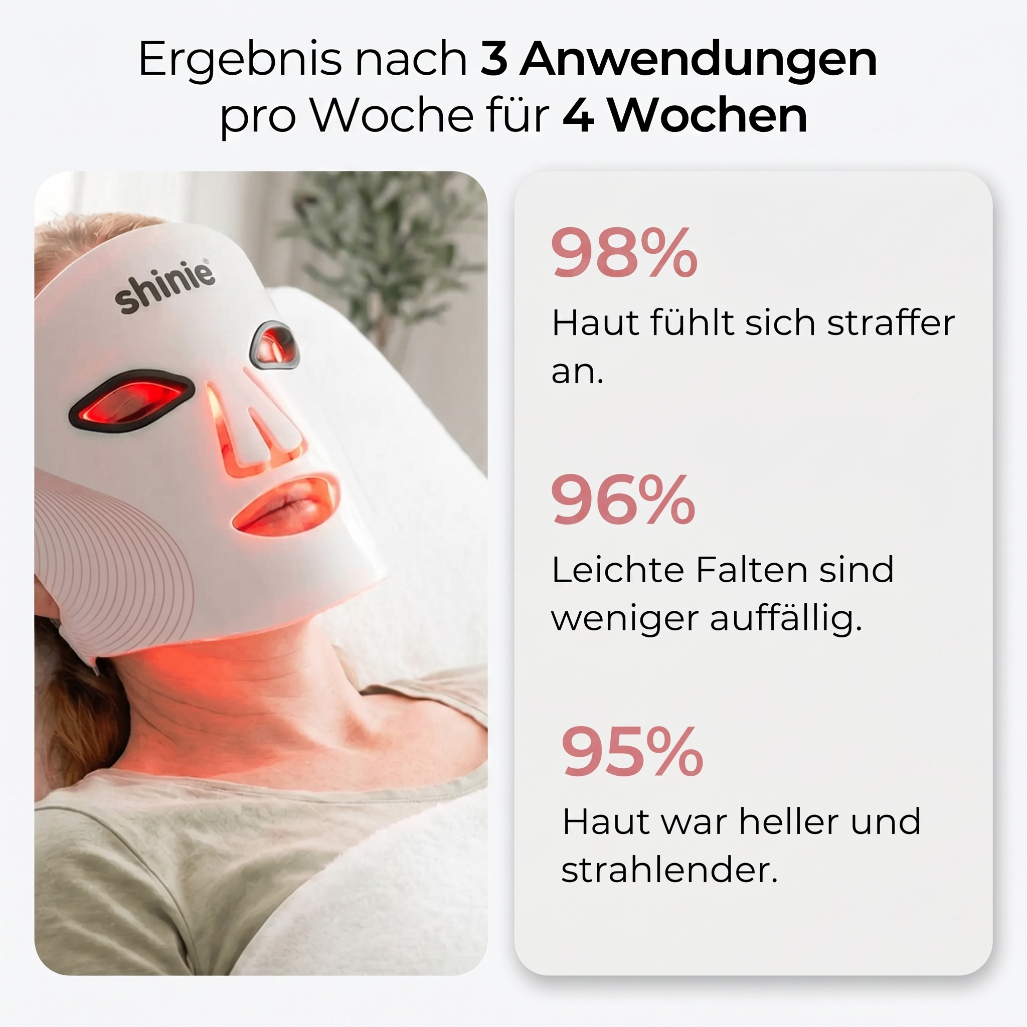 Anti-Aging Rotlichtmaske Photon X