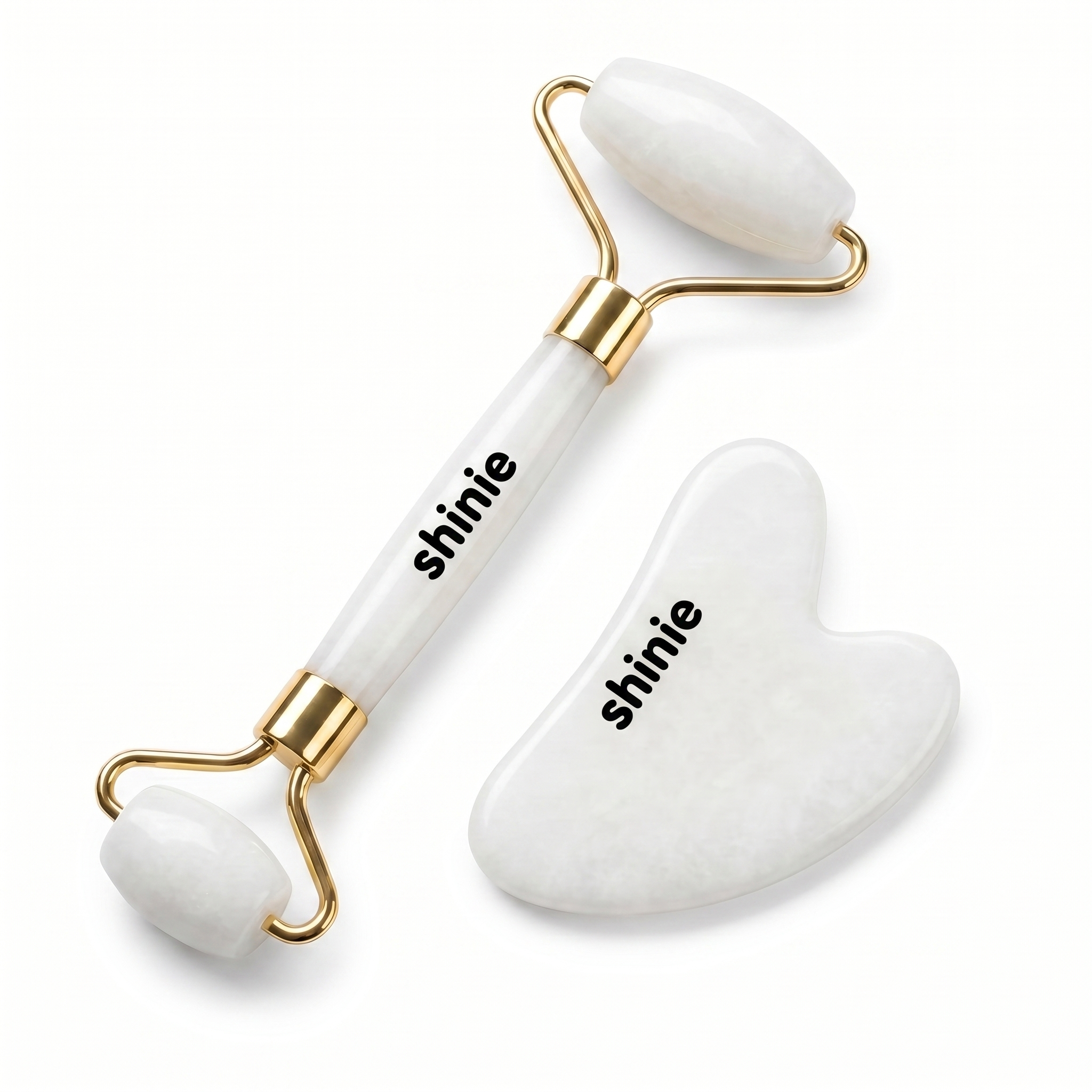 Gua Sha Stone & Facial Roller Set