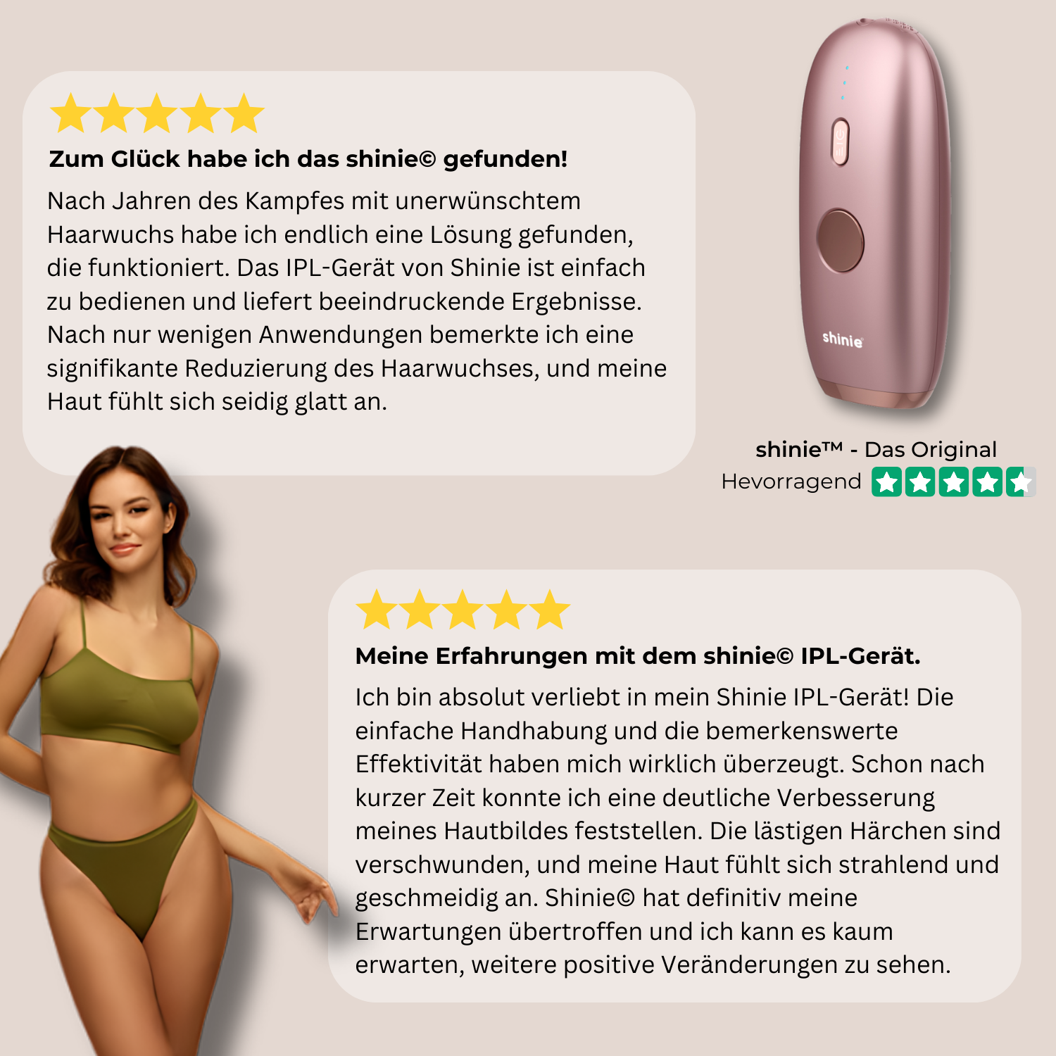 Premium Haarfrei Bundle (+ GRATIS Reisetasche und E-Book)